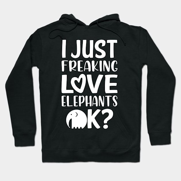 Love Elephants Hoodie by KsuAnn